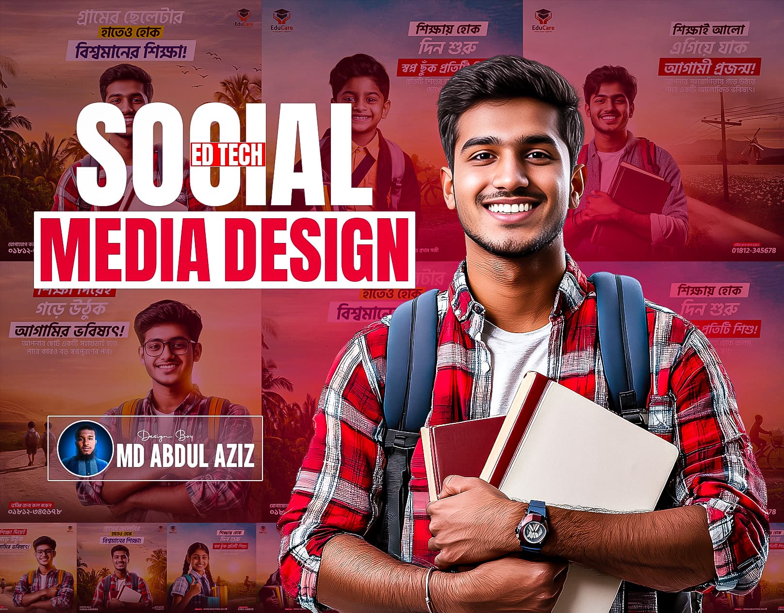 EdTech Social Media Design for-Educational Poster