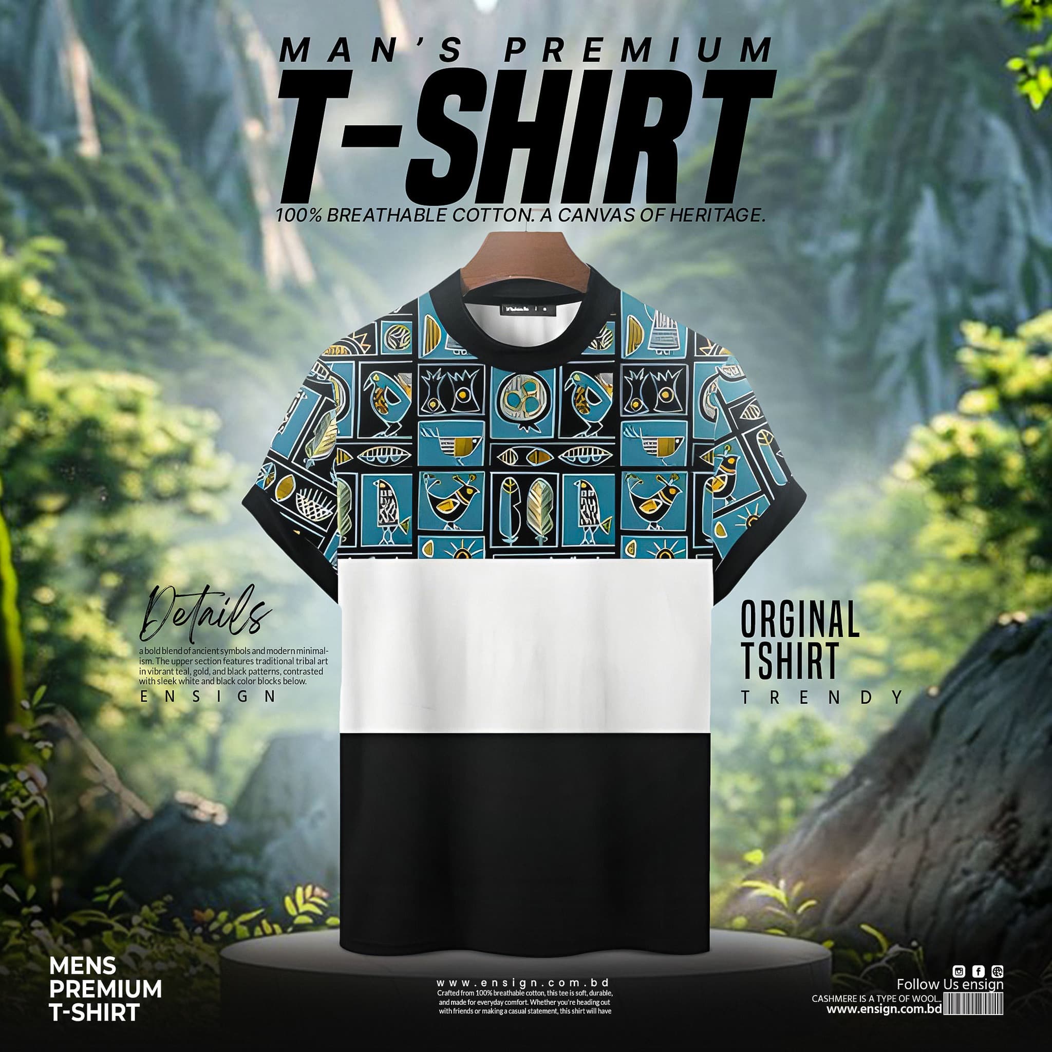 Social Media T-Shirt Poster Design for Fashion Brand - Slide 4