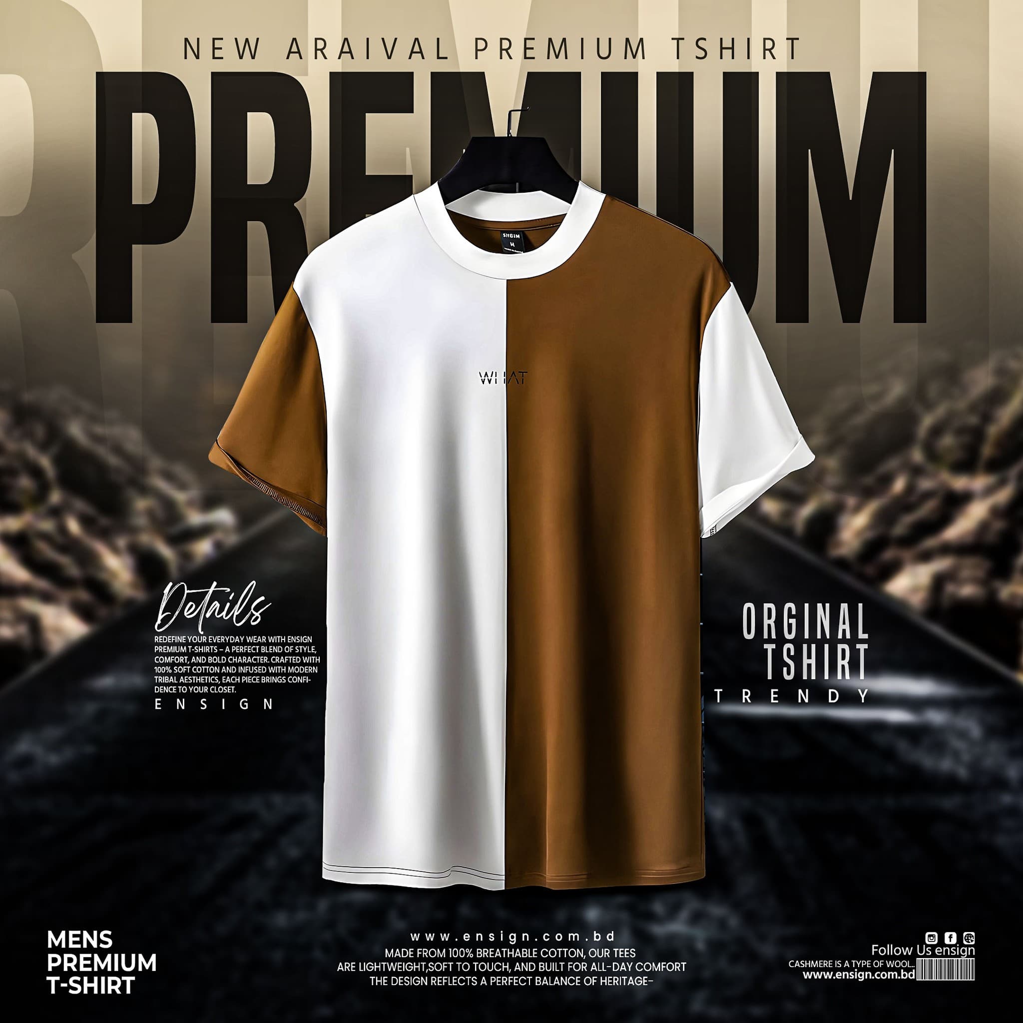 Social Media T-Shirt Poster Design for Fashion Brand - Slide 5