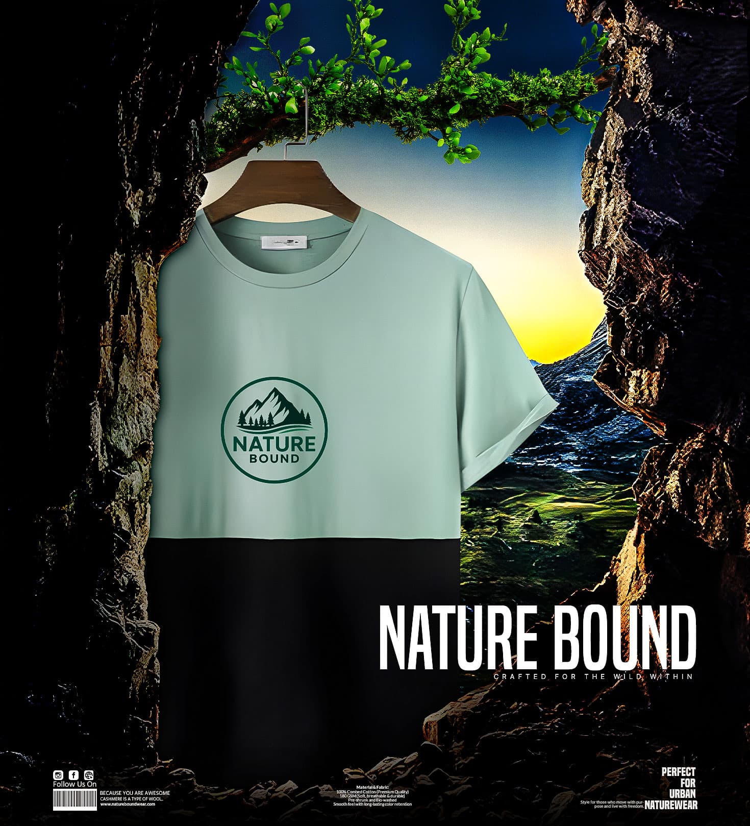 Social Media T-Shirt Poster Design for Fashion Brand - Slide 7
